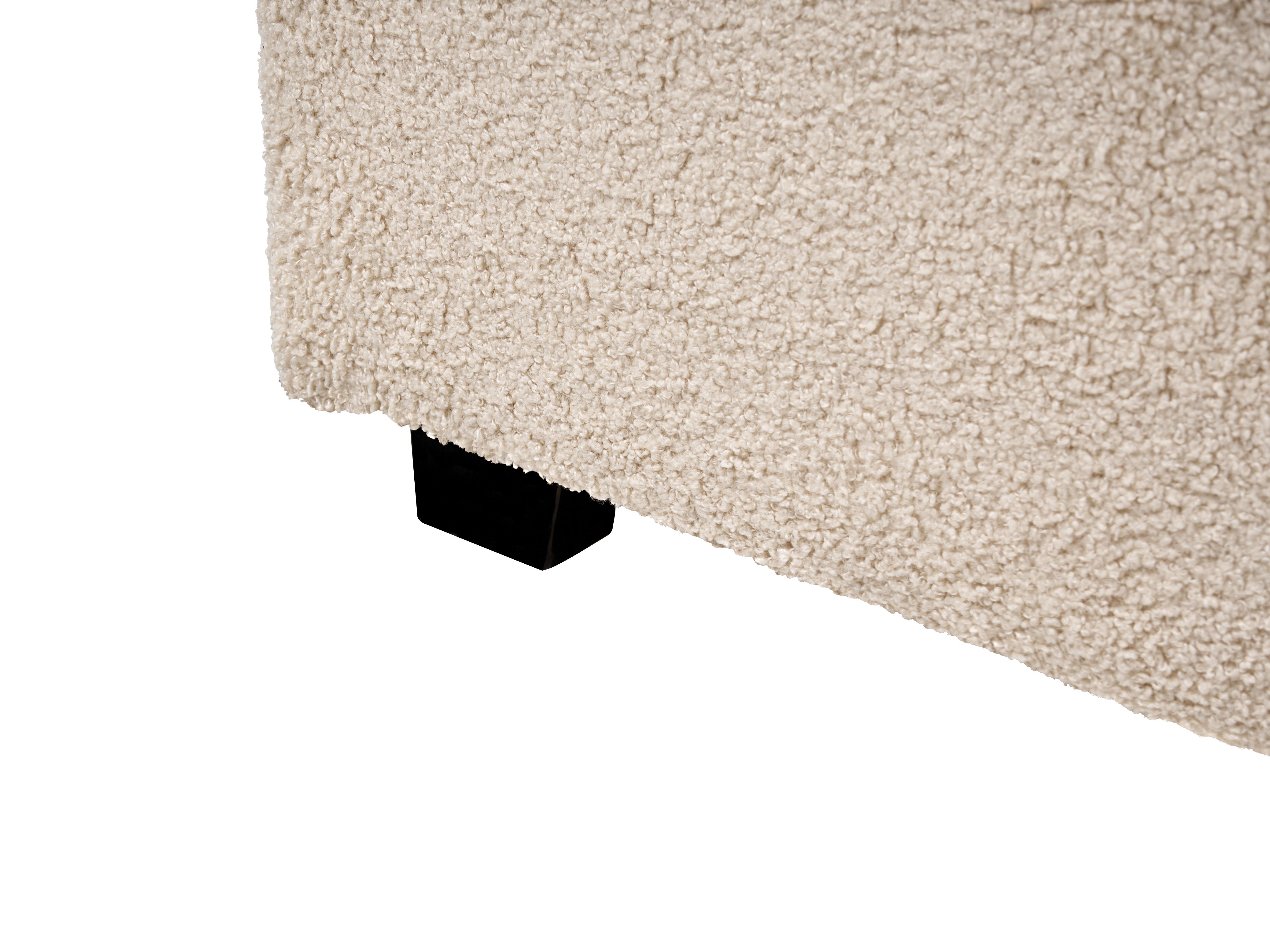 Waterbed Bouclé VAUCLUSE 180 x 200 cm Beige