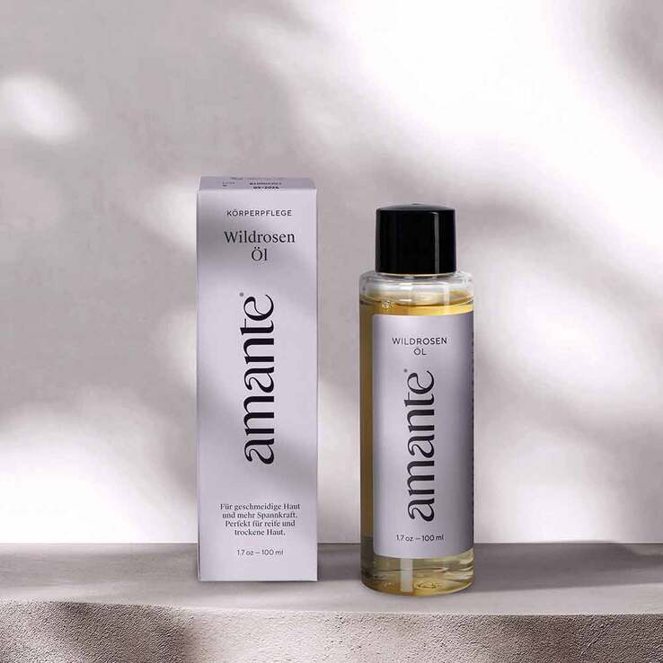 Wildrosenöl 100% rein Hautpflegeöl Amante, 100 ml