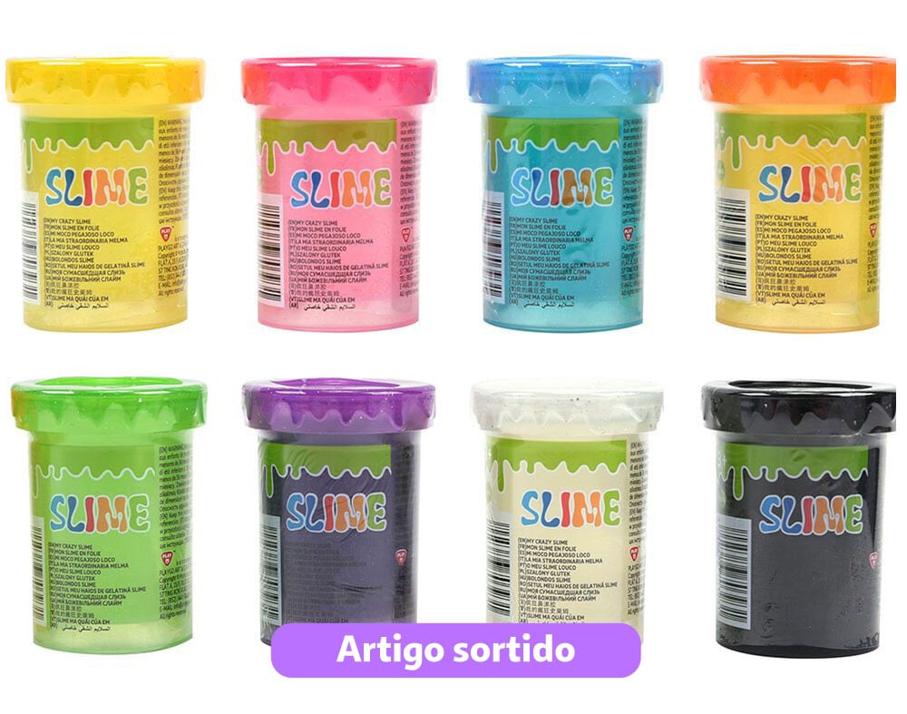 POTE DE SLIME 100G CORES SORTIDAS