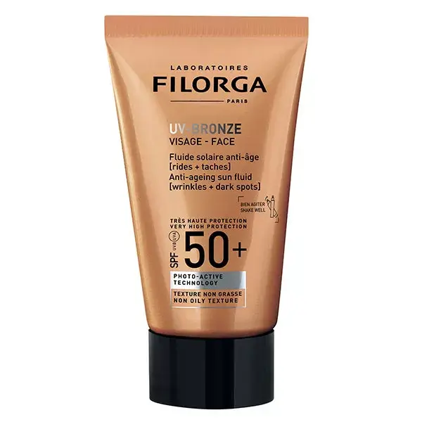 Fluido Solar Facial Antienvelhecimento UV-Bronze Filorga FPS 50+ 40ml