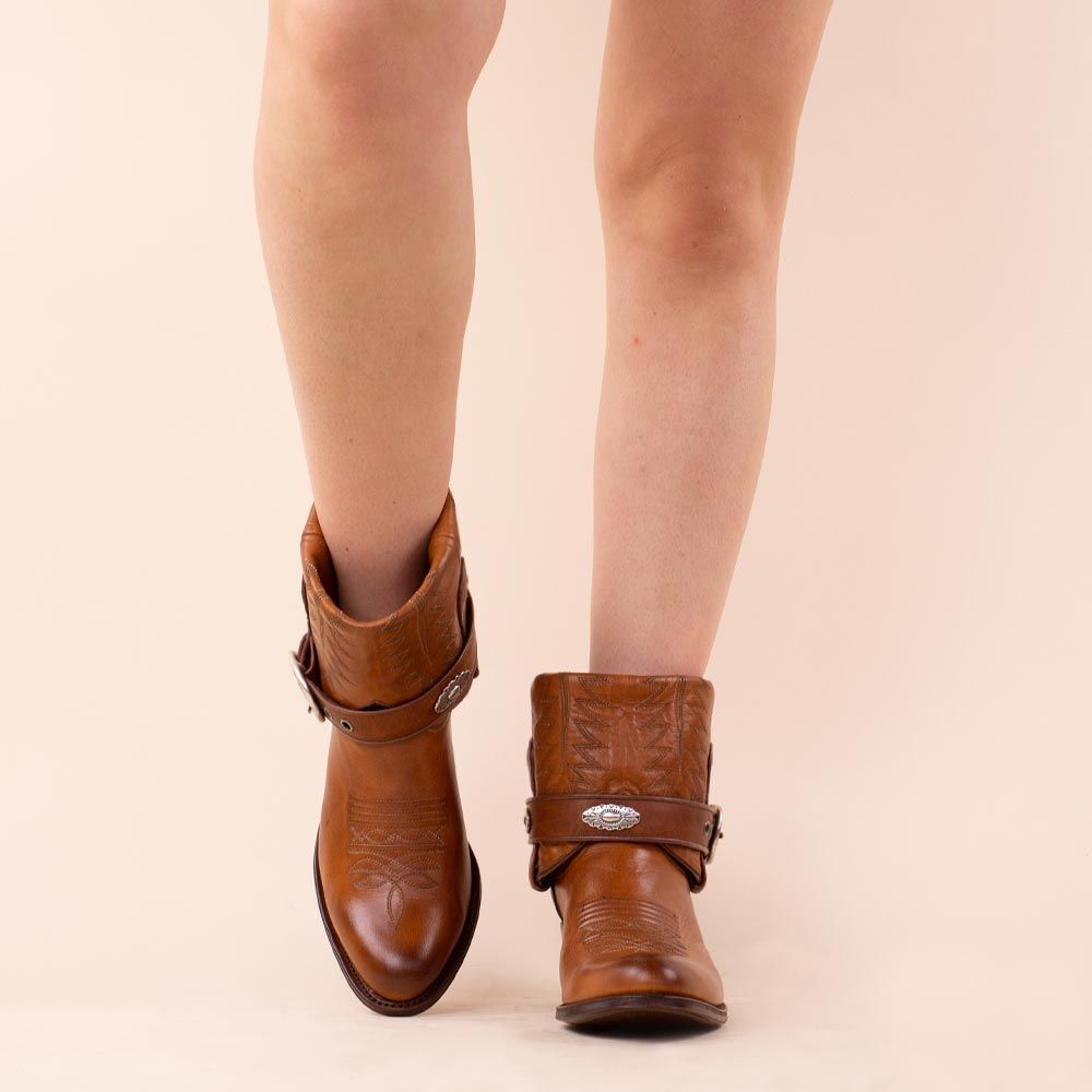 2 in 1 Sendra laarzen 17592 Cuoio Marron