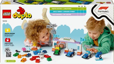 LEGO DUPLO Town 10445 F1 Team med racerbiler og sjåfører