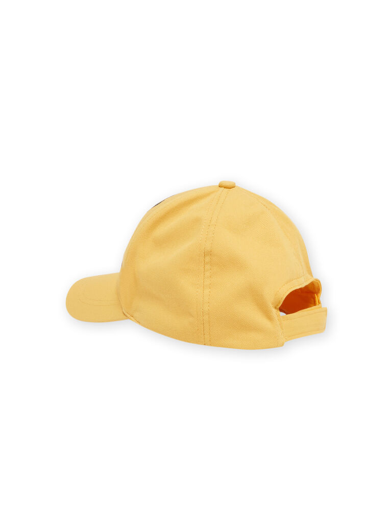 Casquette jaune motif tigre enfant garçon