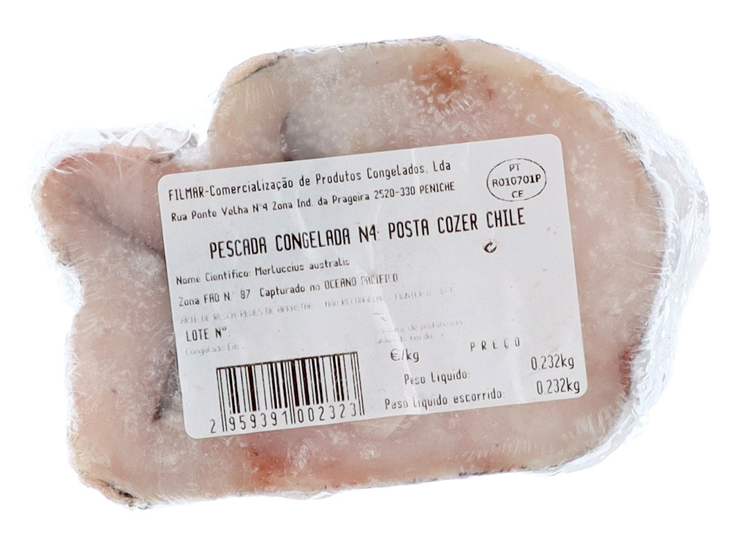 PESCADA CONGELADA Nº 4 POSTA COZER CHILE KG
