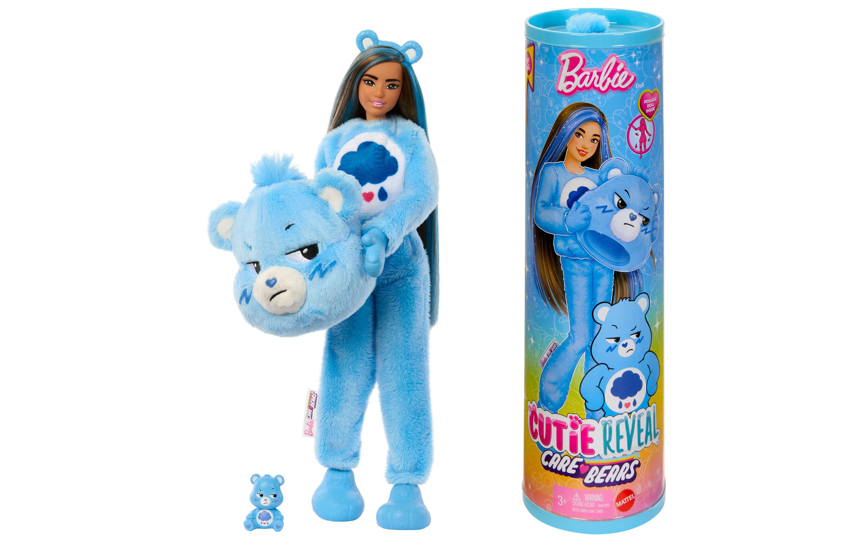 Puppe Cutie Reveal Care Bears 3 - BrummbärchiBarbie-Puppe aus der Cutie Reveal-Reihe