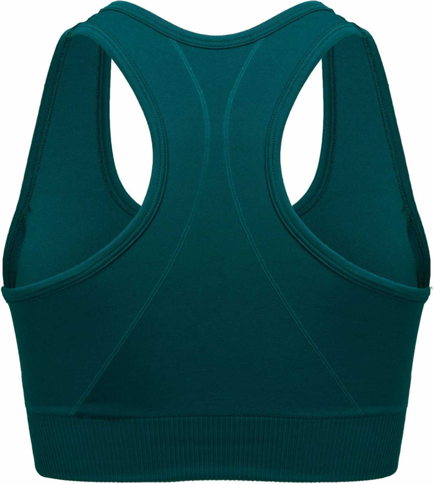 Sutiã esportivo sem costura Gorilla Wear Yava, preto.