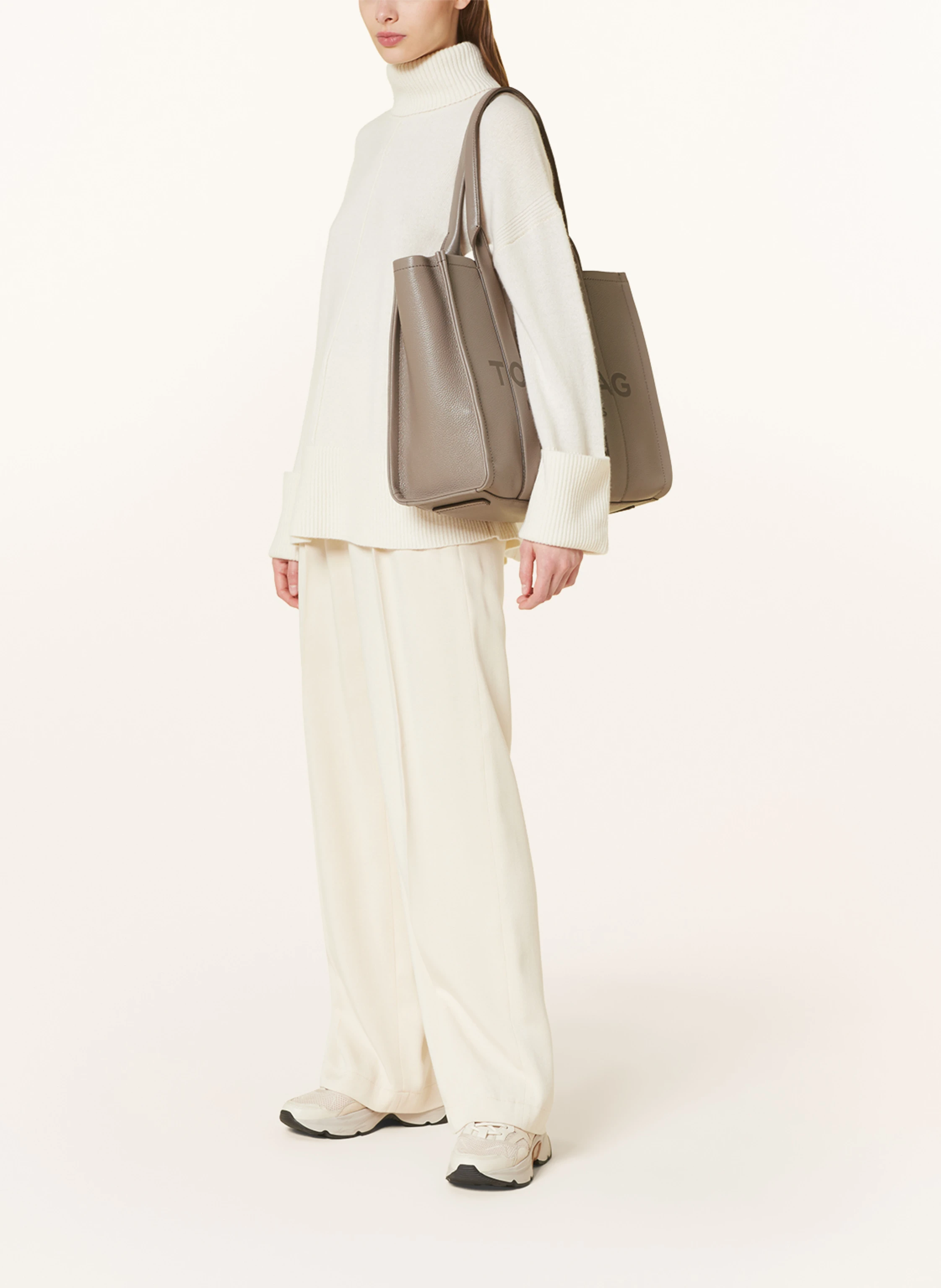 MARC JACOBS Shopper THE LARGE TOTE BAG LEATHER