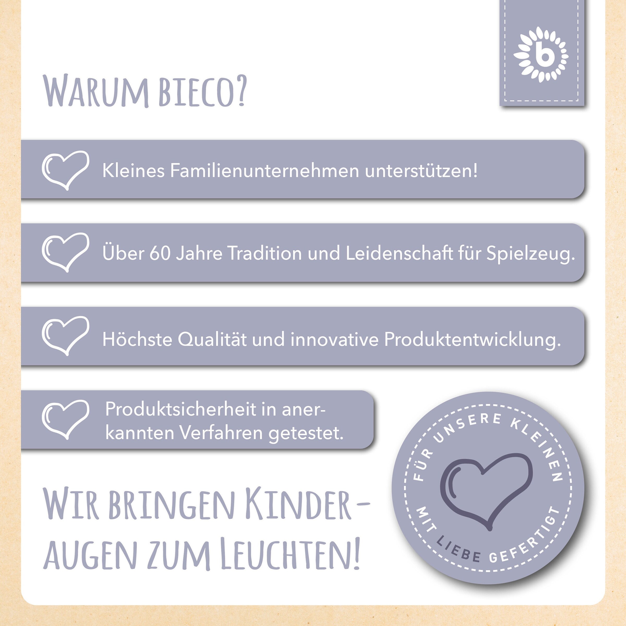 Bieco Greifling Holz Natur mit Silikon Elefant - ab Geburt Beige