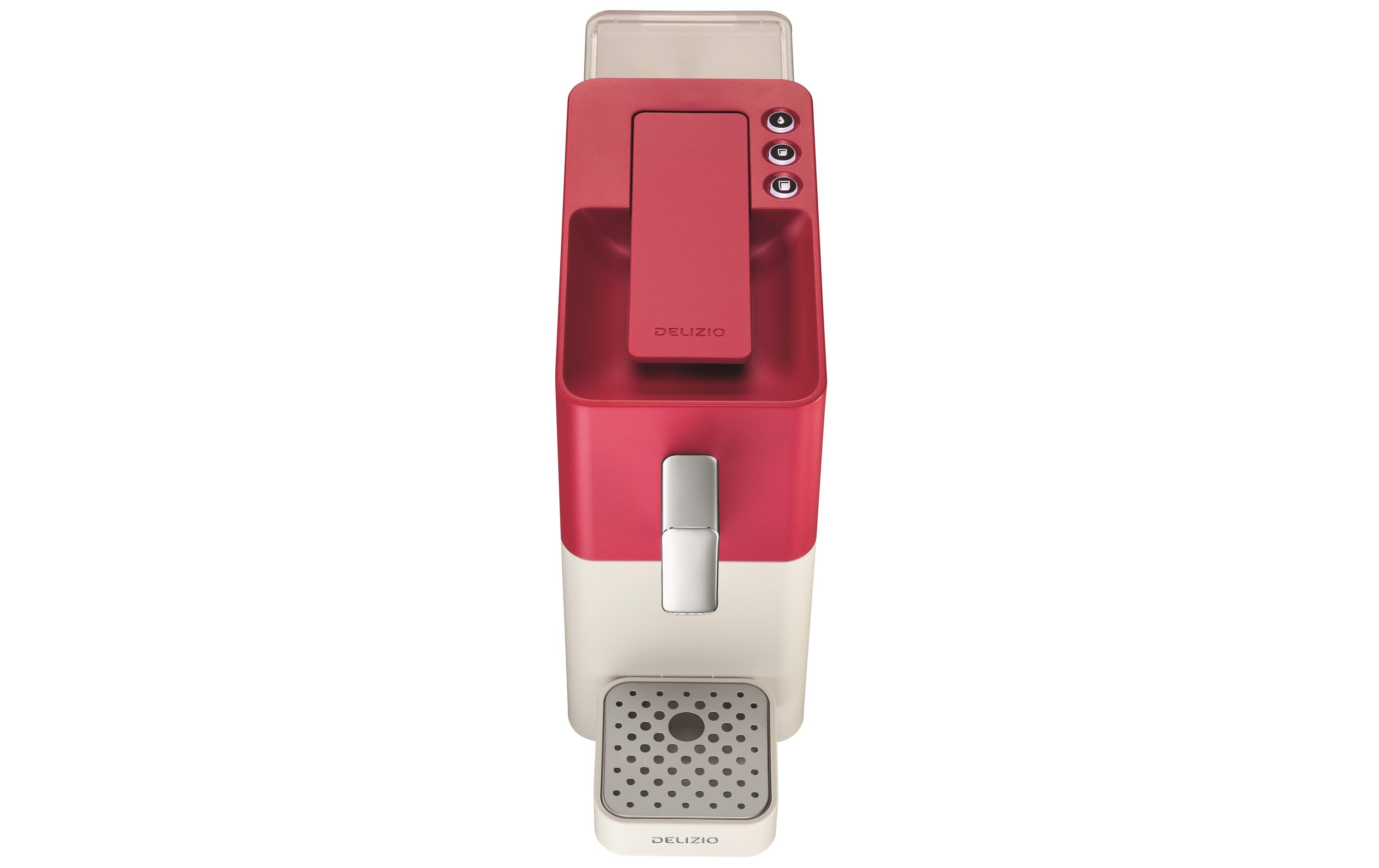 Kapselmaschine Carina Heart Rot/Weiss<br>Kapselmaschine für Kaffee