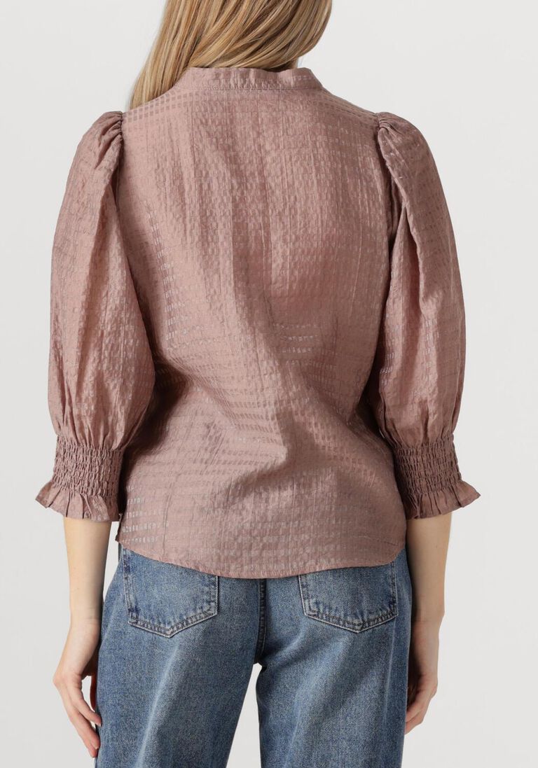 taupe co'couture blouses charliecc frill ss shirt