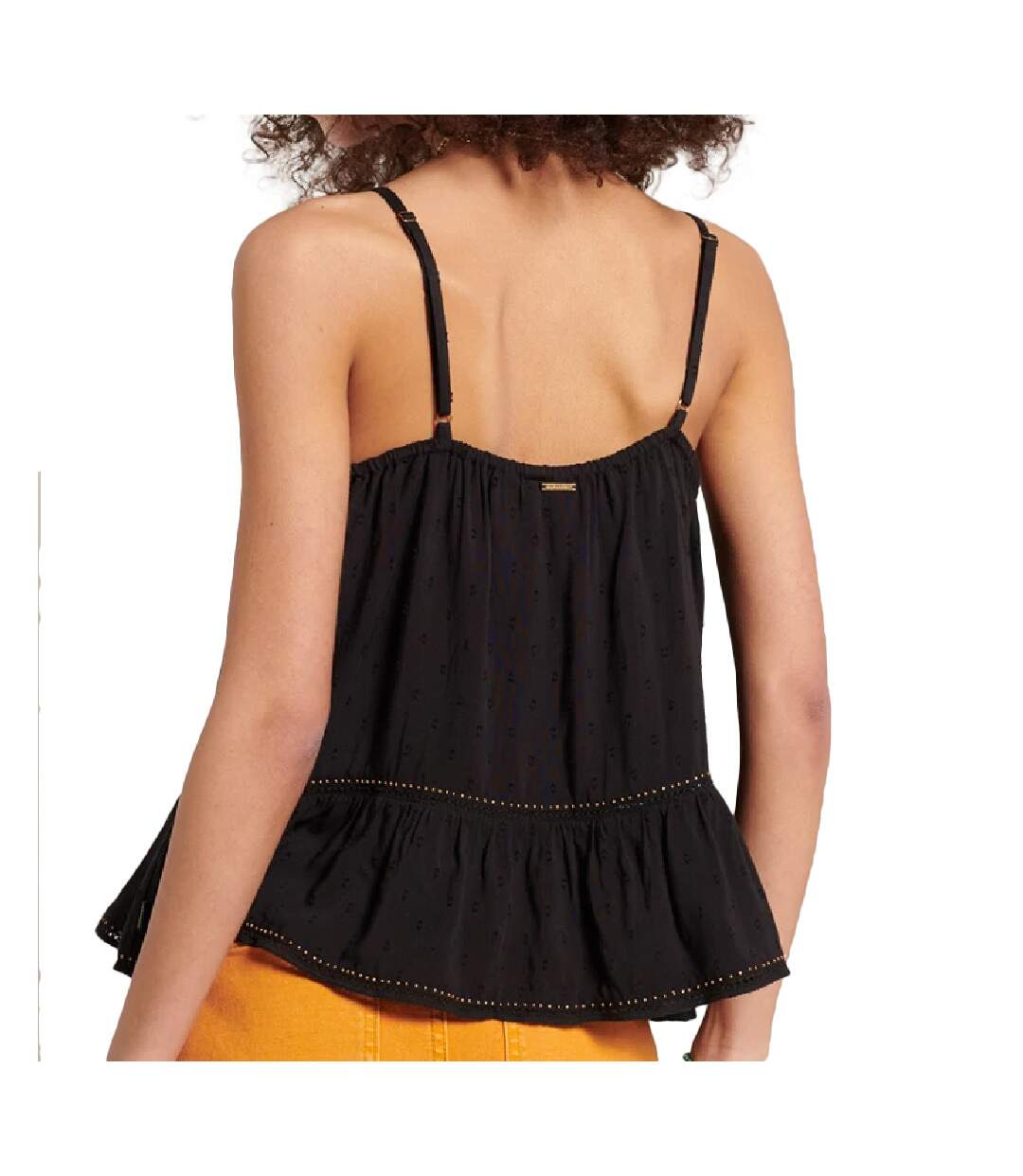 Débardeur Noir Femme Superdry Ameera