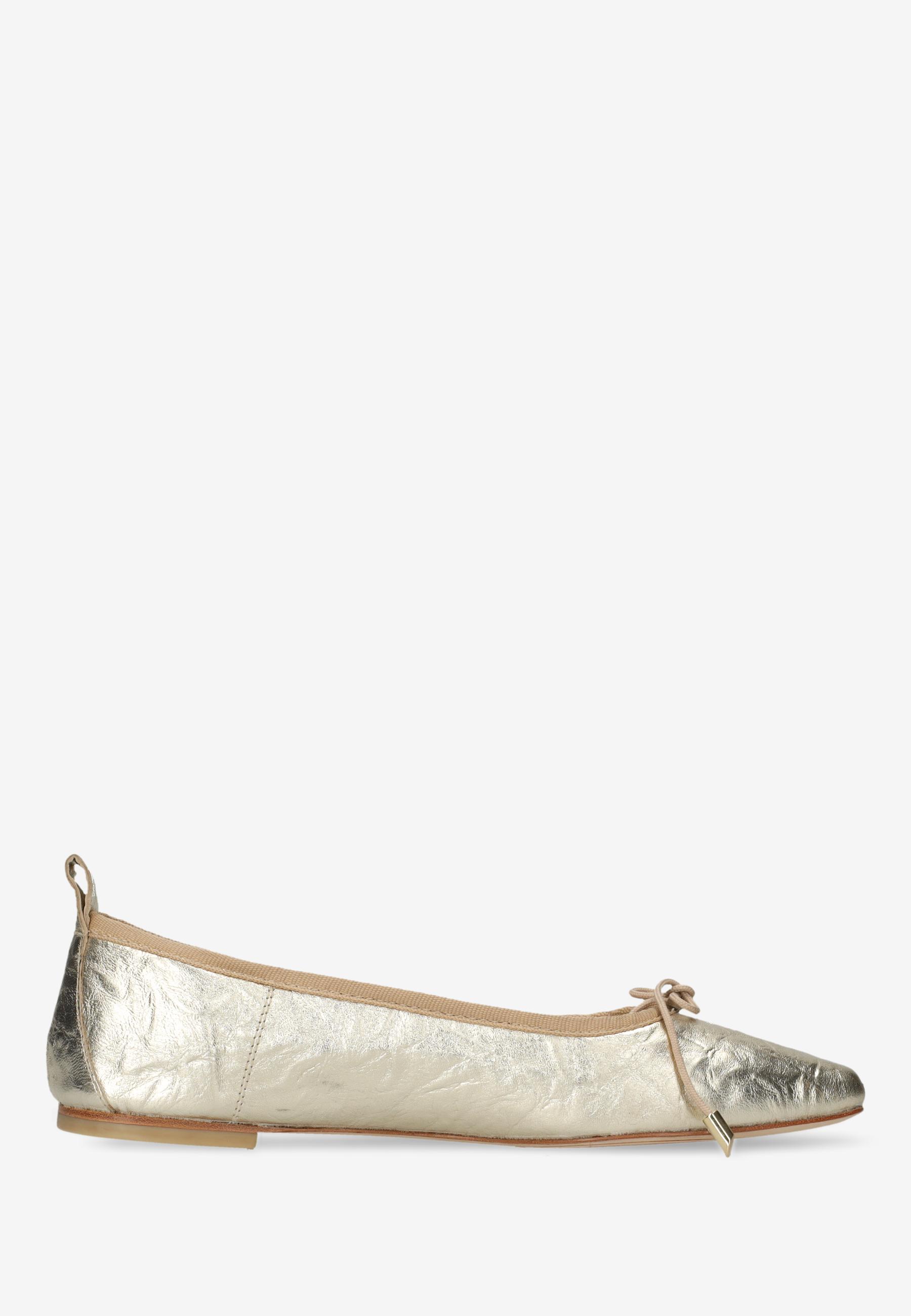IDRIS BALLETTO Ballerina Crunch metallic Light Gold