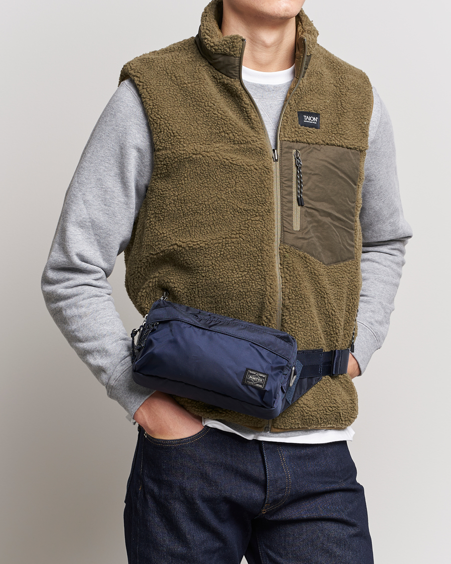 Porter-Yoshida & Co. Force Waist Bag Navy Blue