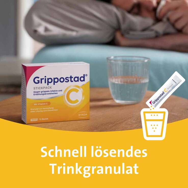 Grippostad C Stickpack bei Erkältung, 12 St