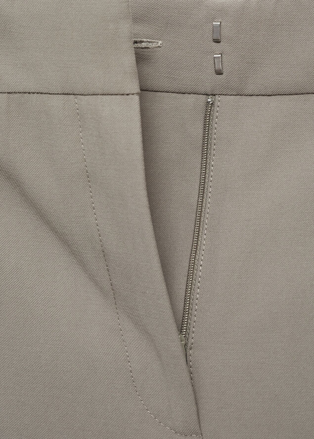 MANGO Wideleg pleated trousers 92