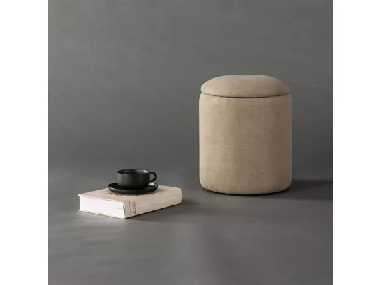 Pouf Coffre en Tissu 