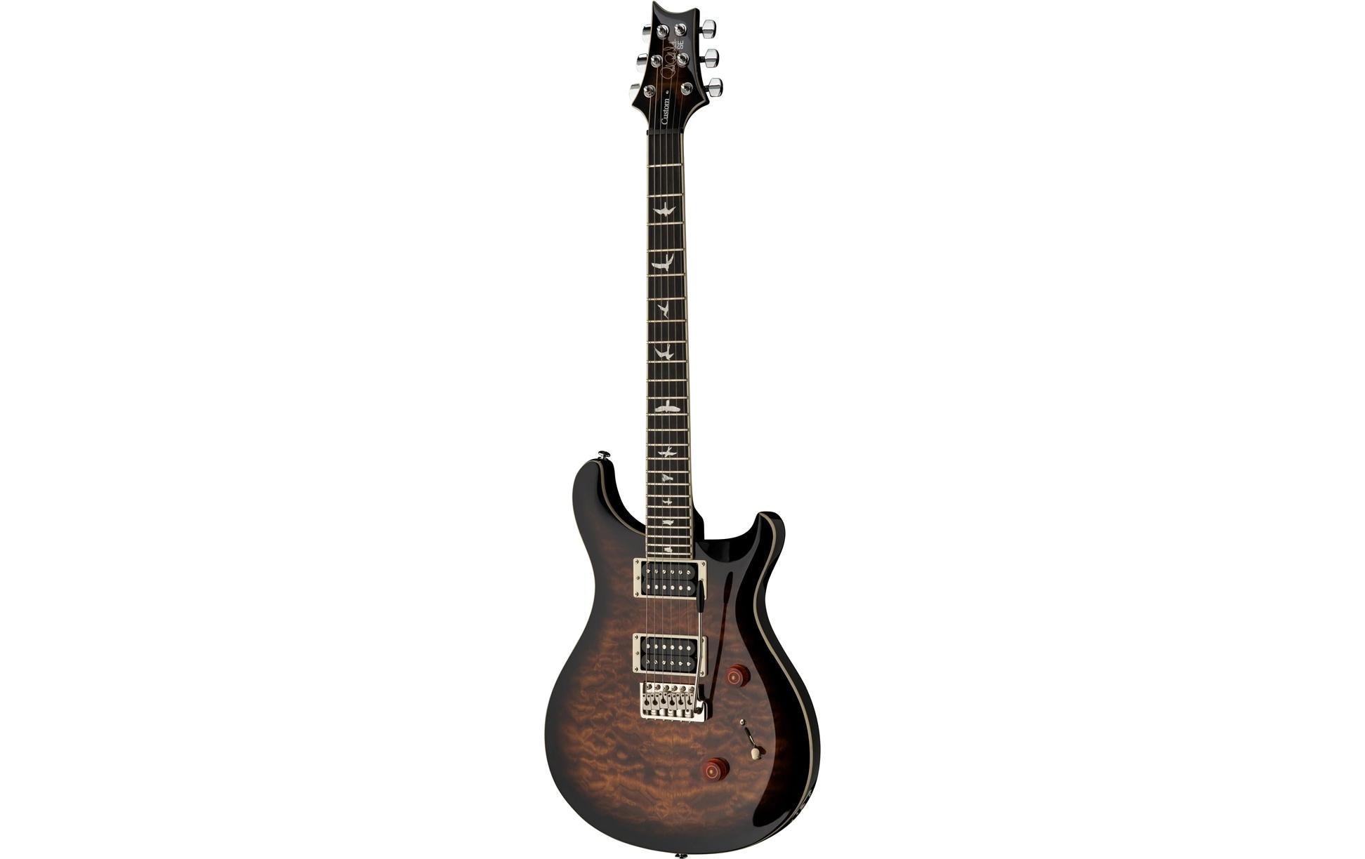 E-Gitarre SE Custom 24 Quilt Black Gold Burst<br>Moderne Auflage eines klassischen Gitarrenmodells