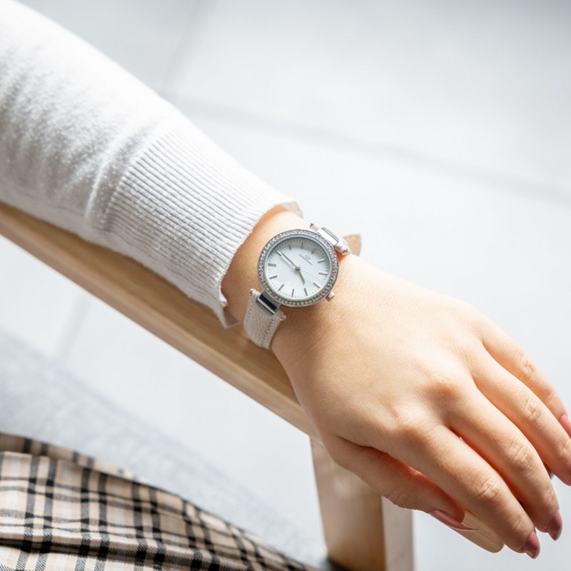 Montre Tendance Femme Crème GIORGIO