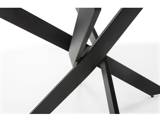 CONCEPT1 - Table Ruth 120 x 120 x 76 cm pied noir