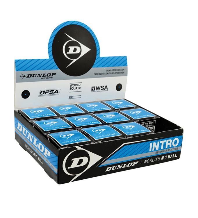Dunlop SB INTRO 12X1BBX Squashballen