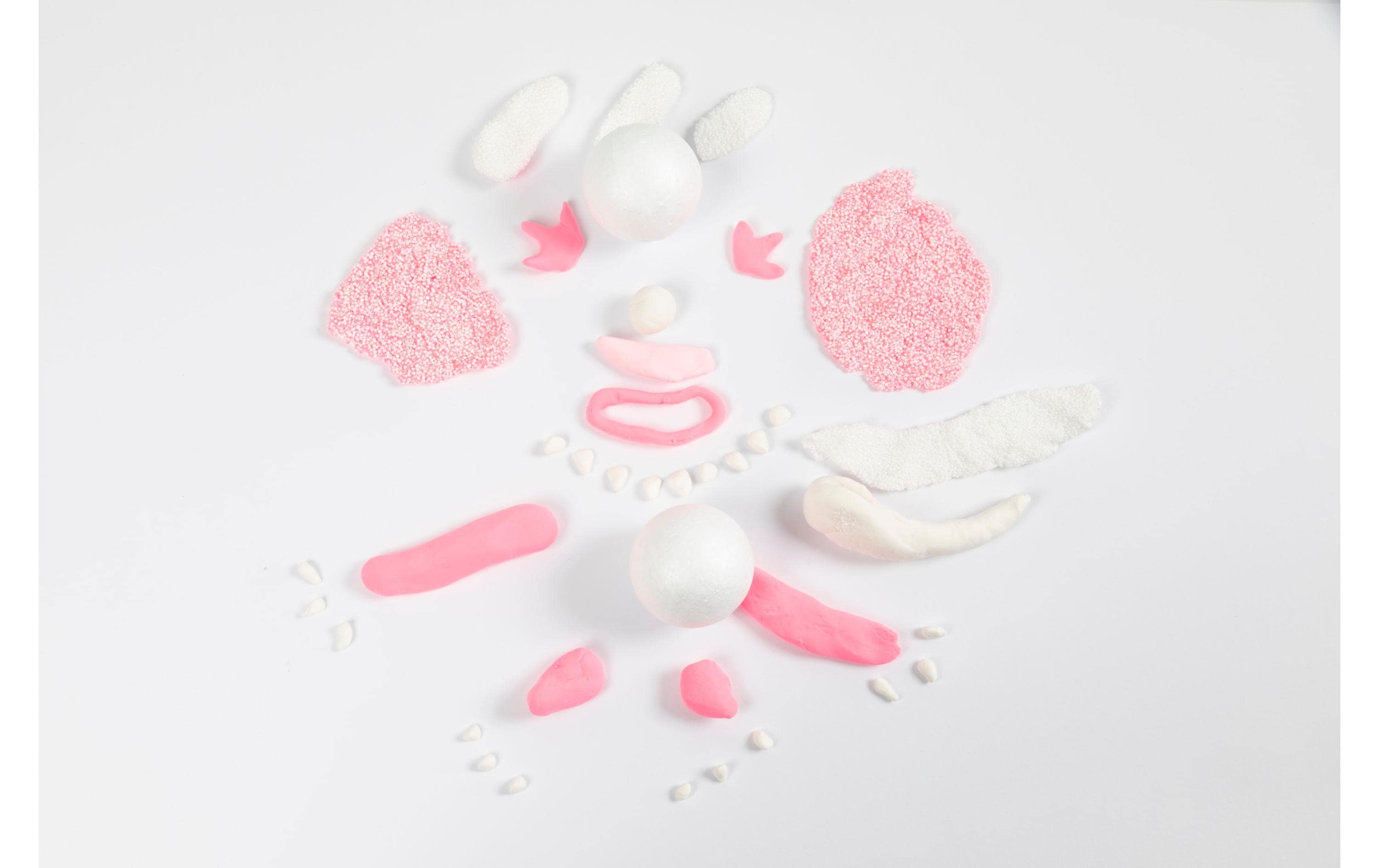 Modellier-Set Monster HellpinkMini Kreativ Set