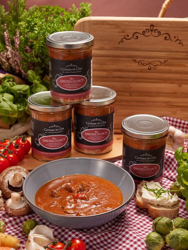 Bio Rindergulasch, 4er-Set