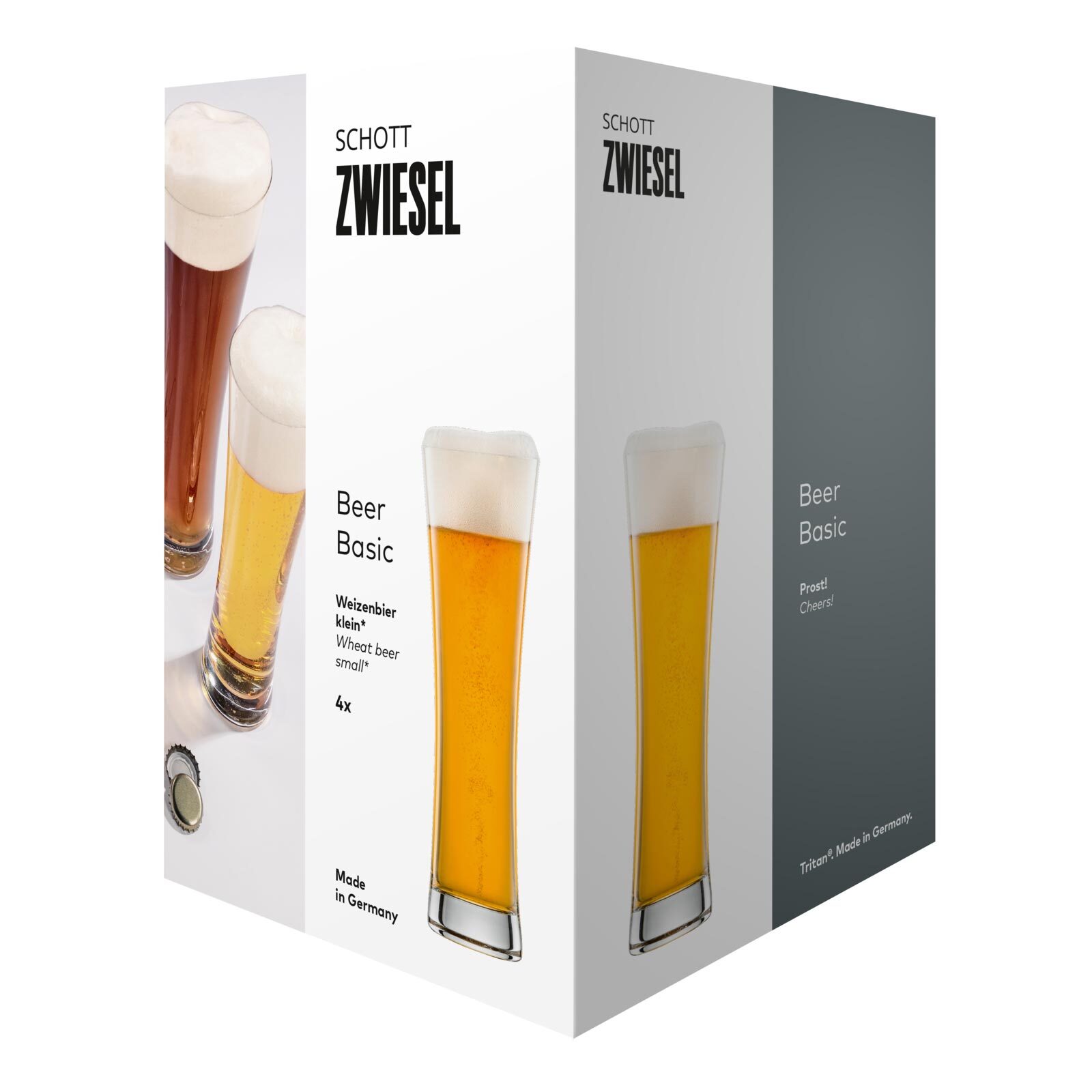 Schott Zwiesel Weizenbiergläser Beer Basic 300 ml 4er Set