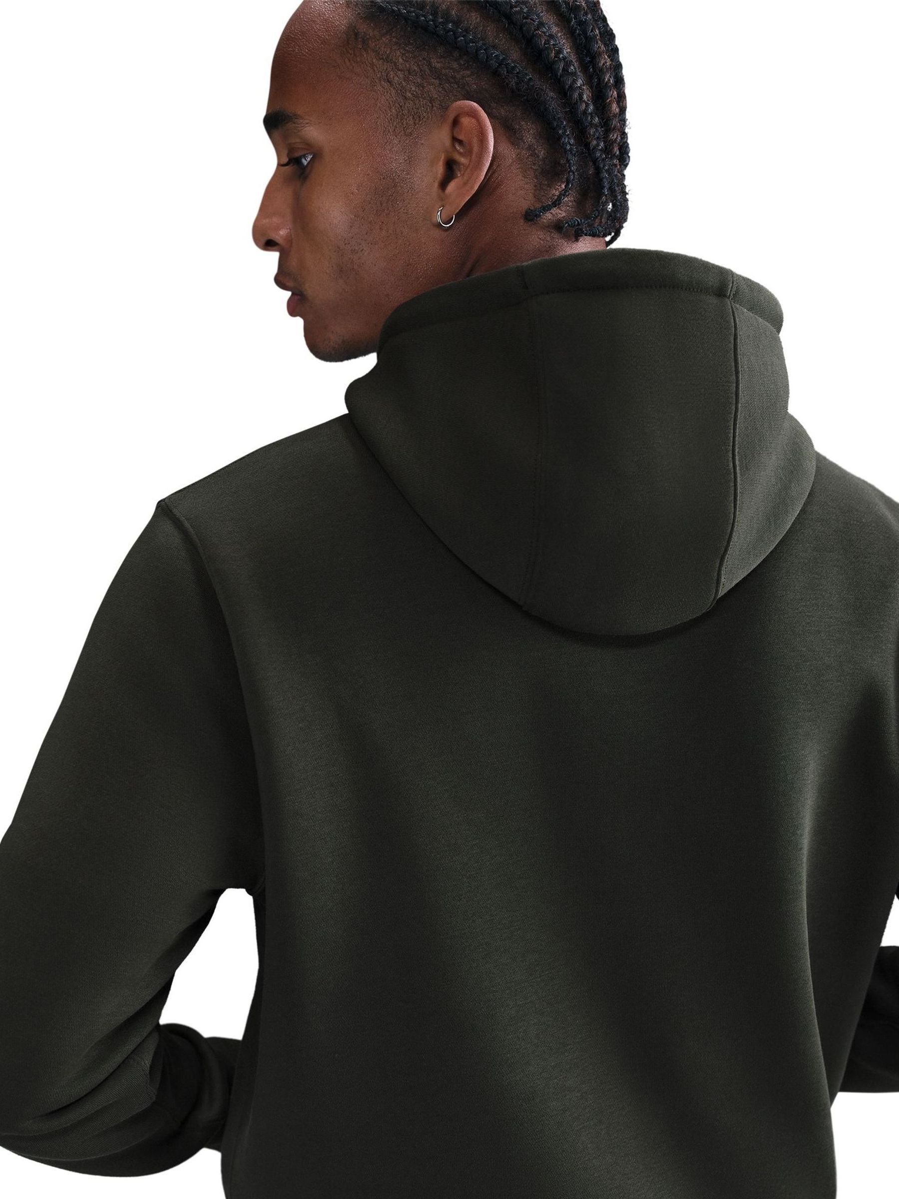 Donkerbruin - Nike Club pullover-hoody