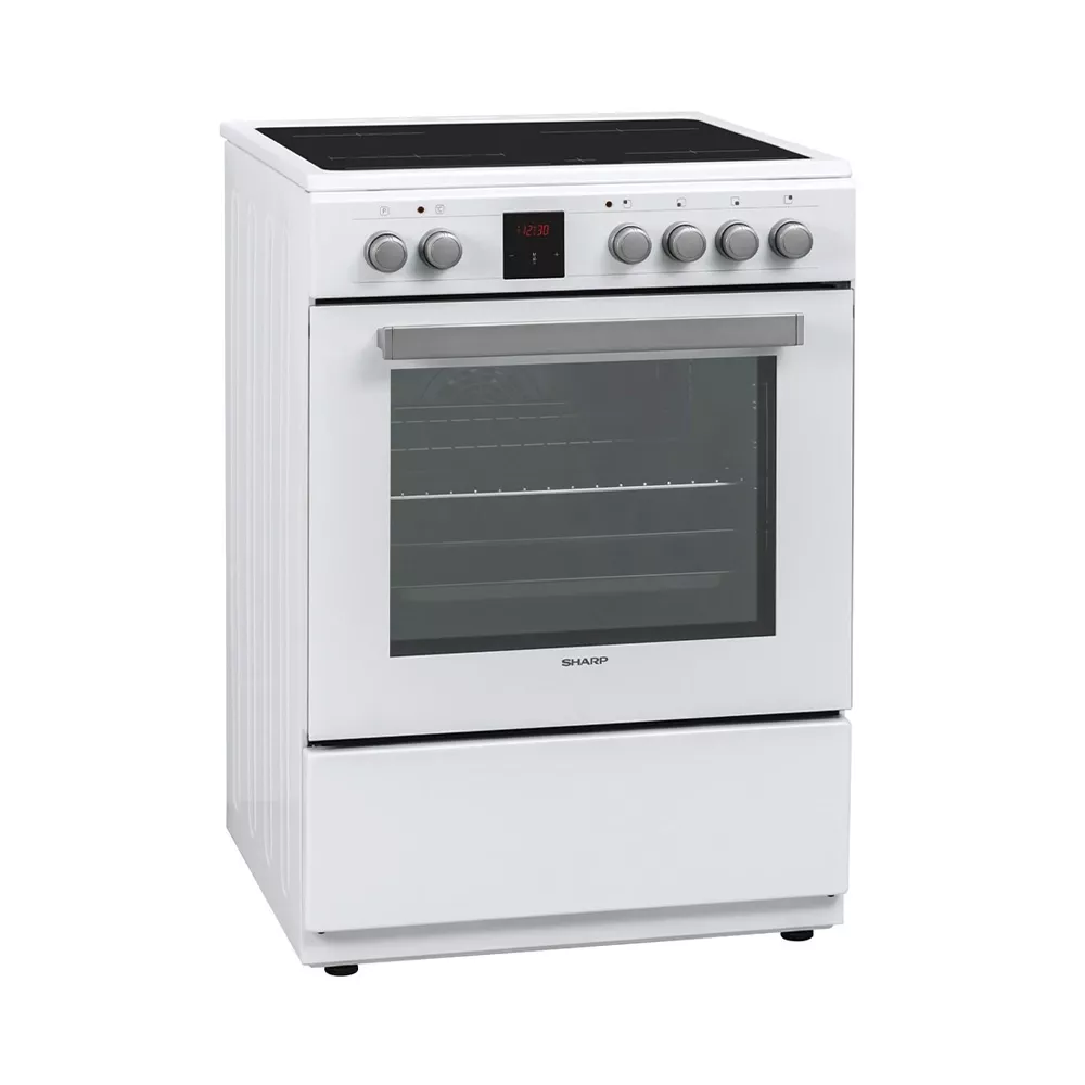 SHARP KF-76VDD19W-CH Kochherd freistehend 230/400V