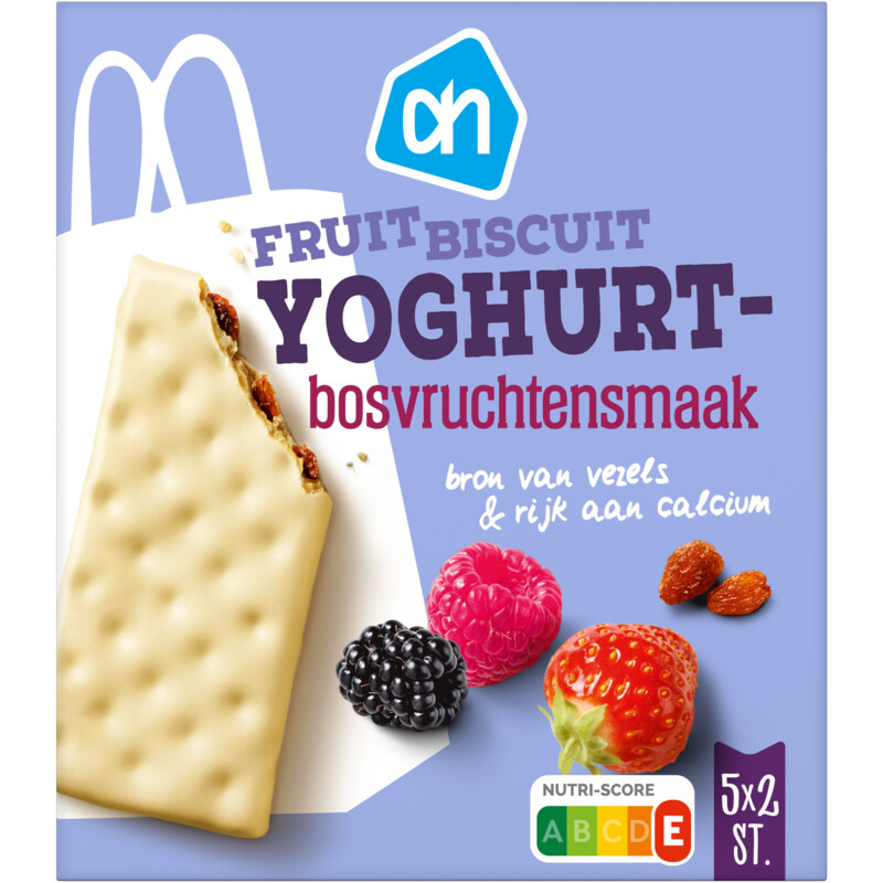 AH Fruitbiscuit yoghurt bosvruchtensmaak