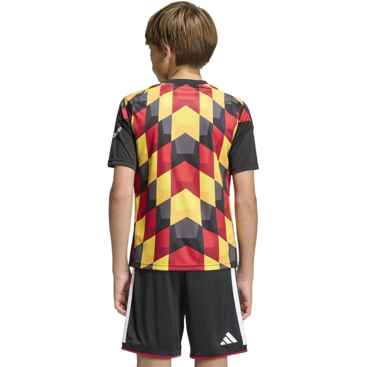 T-Shirt adidas Alemanha Pre-Match Home Mundial 2026 Criança