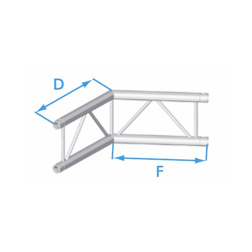 Prolyte X30L-C004U ladder truss 120 hoek omhoog