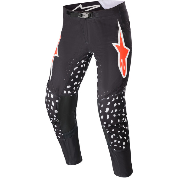 Alpinestars - Pantalon Supertech North Noir / Blanc / Rouge fluo