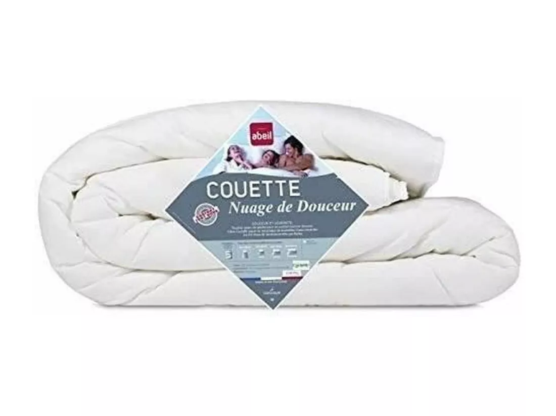 ABEIL Couette NUAGE de DOUCEUR 240x260 cm blanc