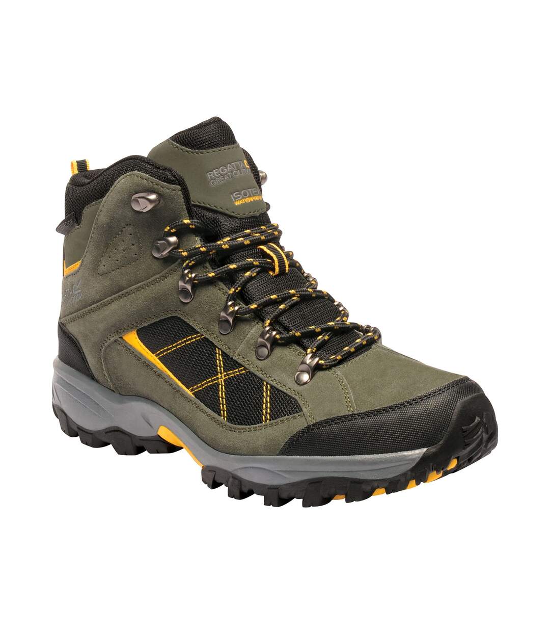 Regatta - Chaussures de randonnée KOTA - Homme (Kaki/ Jaune) - UTRG2839