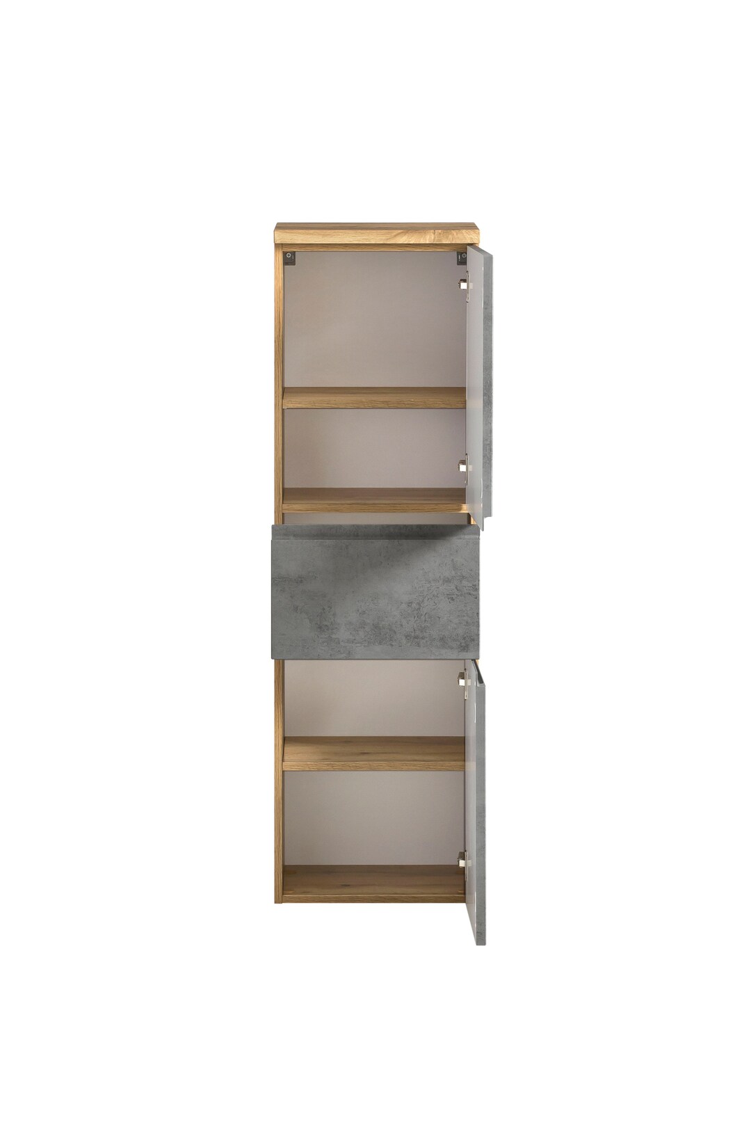 Bad-Midischrank GENT hellgrau/braun 40cm