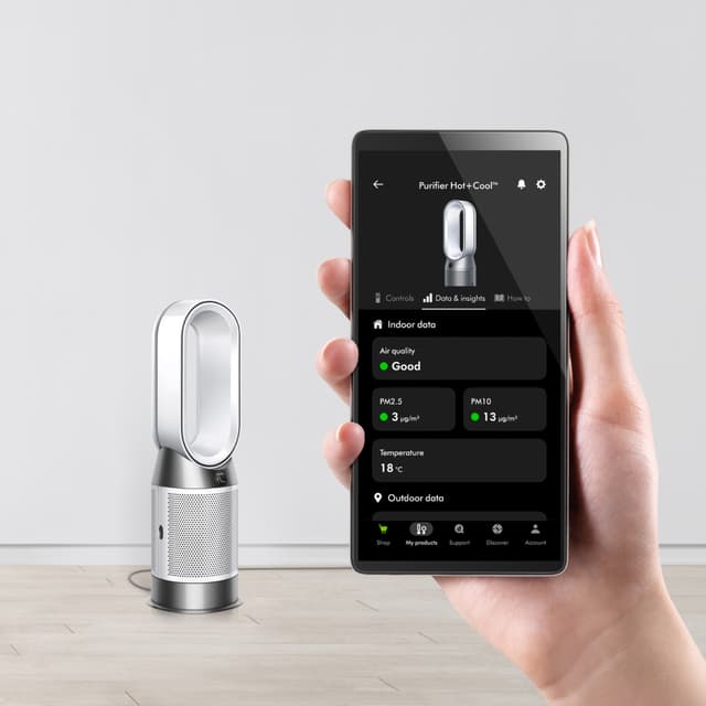 Dyson Hot + Cool HP1 luftrenser 544826-01 (hvid/sølv)