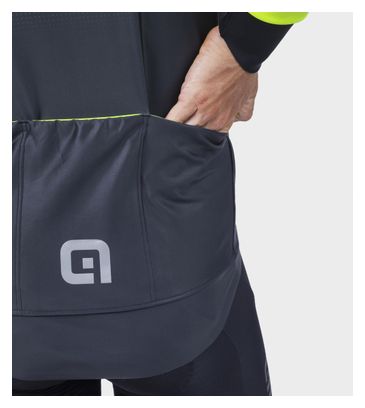 Veste Manches Longues Alé Gradient Noir/Jaune Fluo