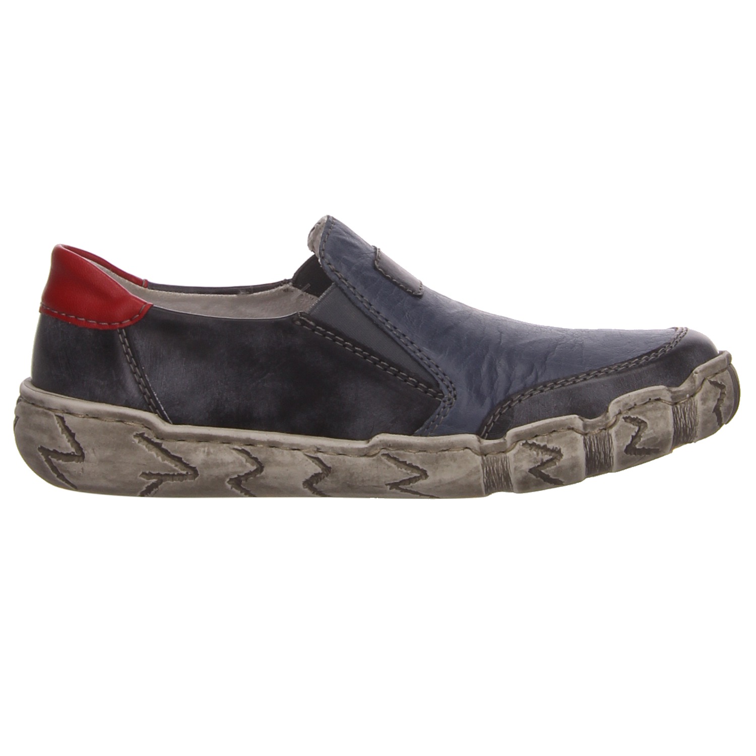 Rieker Slipper blau blau