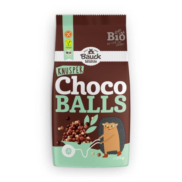 Bolinhas De Cereais Crocantes Bio, Isentas De Glúten