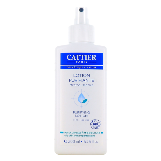 Cattier lotion purifiante bio - Peau grasse, imperfections