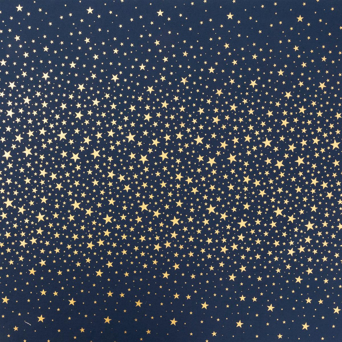 NAPPE COTON ETOILES BLEU 140X240CM