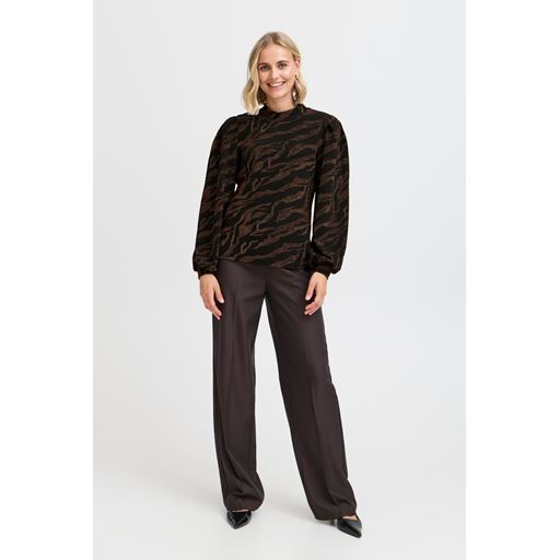 Fransa Calypso Bluse, Black Mix, L