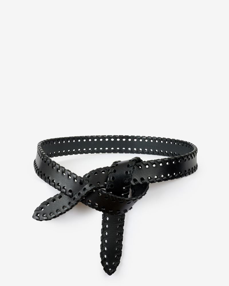 CEINTURE NŒUD EN CUIR LECCE