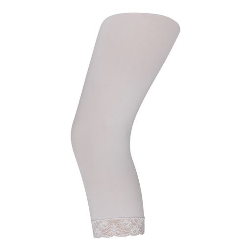 Decoy Capri Blonde Leggings, White, XXL