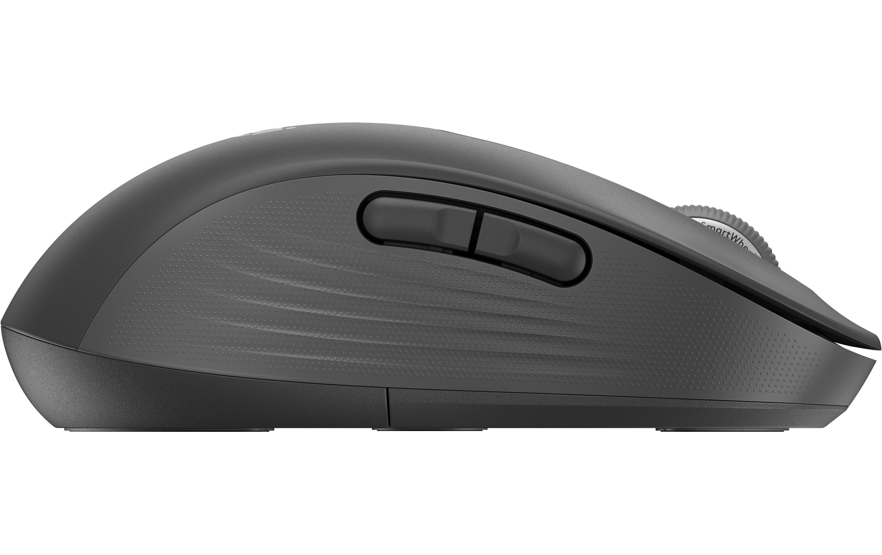 Maus Signature M650 L left GraphitePräzise Wireless-Maus mit «Logitech SilentTouch»-Technologie
