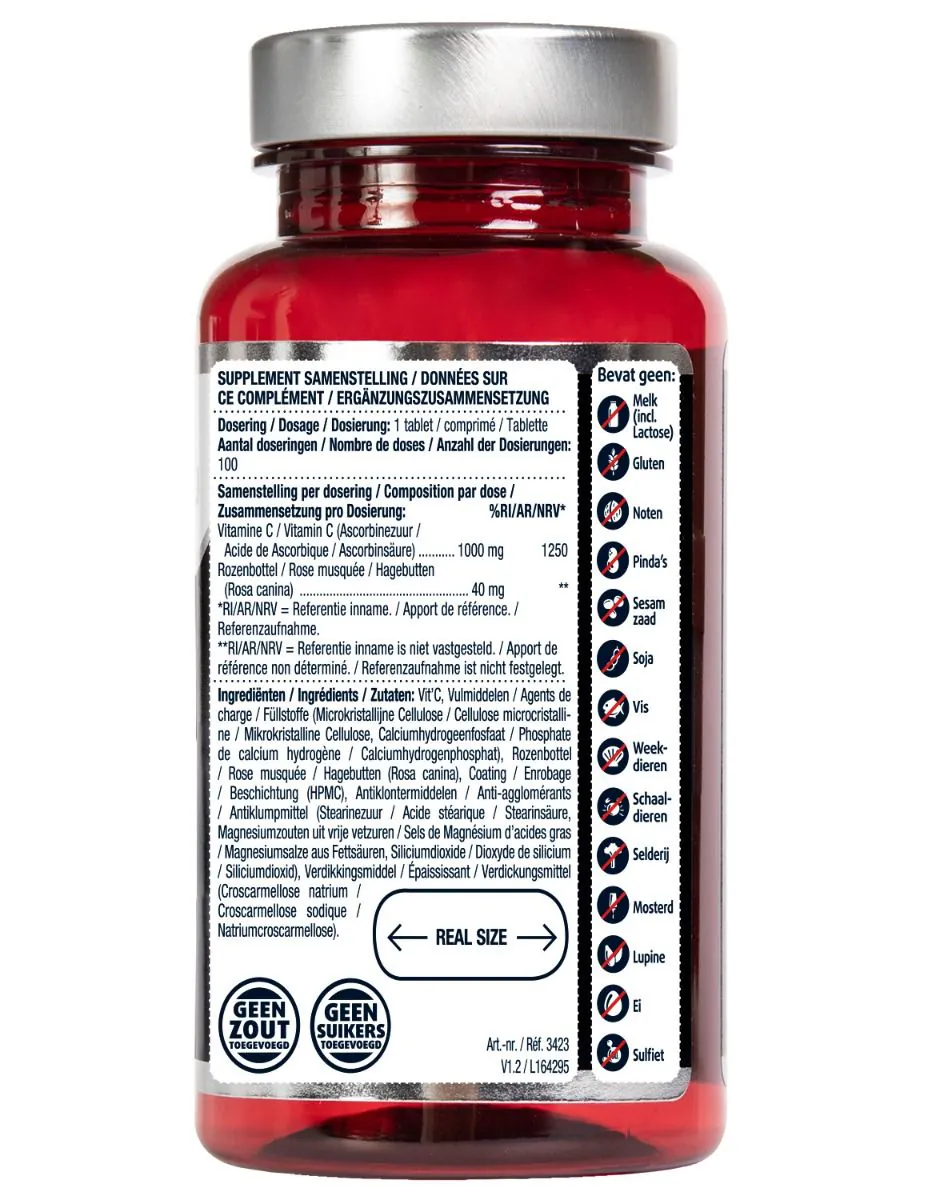 Vitamine C 1000 mg 100 tabletten