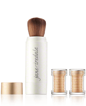 Jane Iredale Amazing Base Refillable Brush + 2 Refills Caramel 1-Stück + 2x2,5g