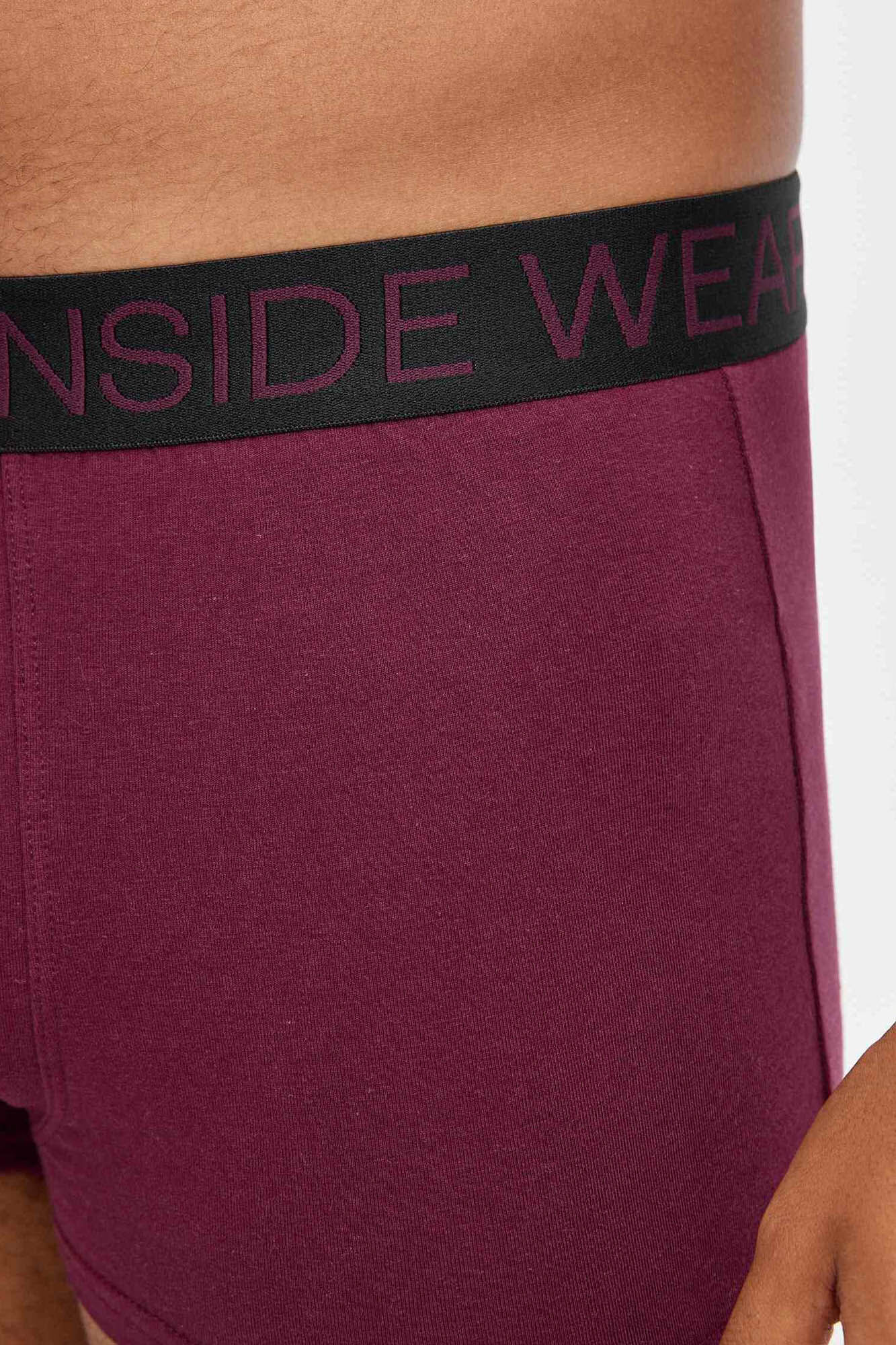 Cuecas Boxer Lisas - Pacote com 7 unidades