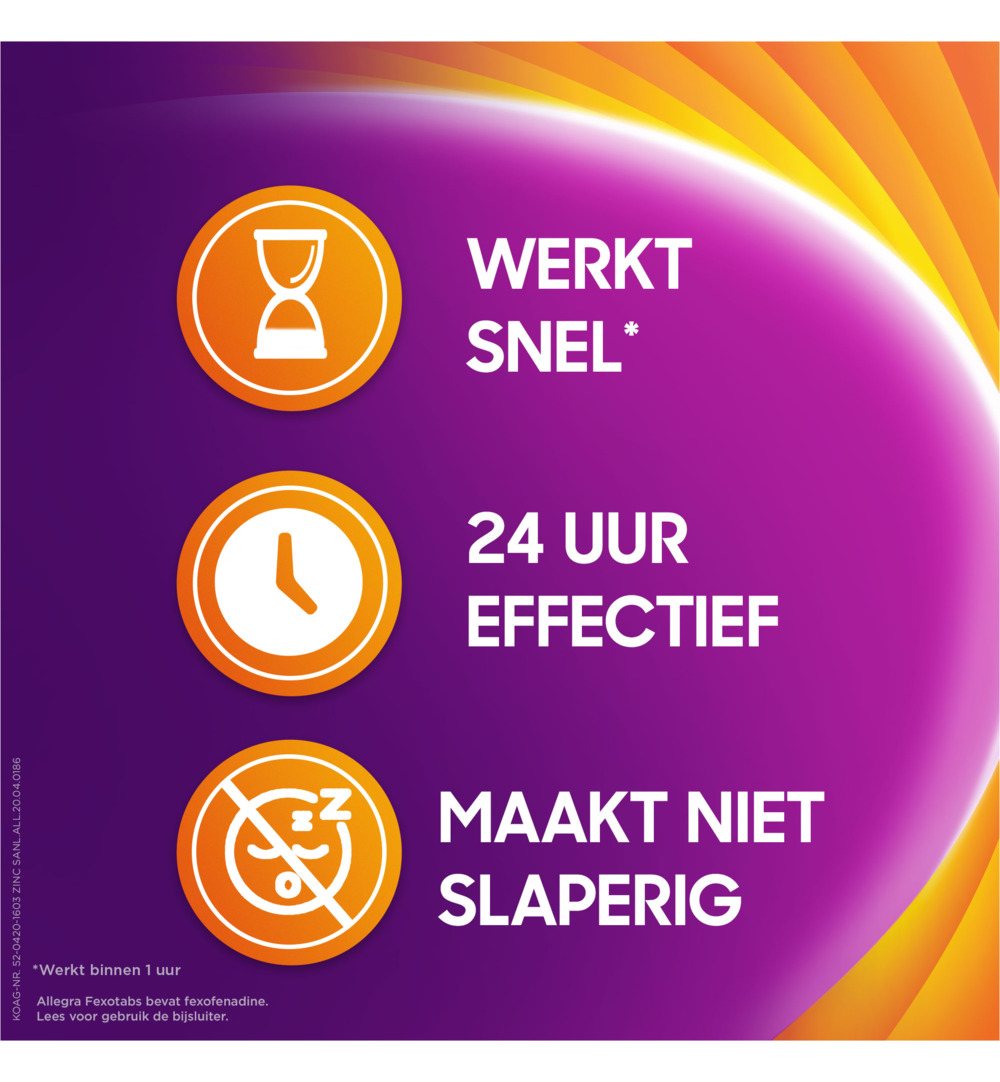 Allegra Fexotabs hooikoorts (10 tabletten)